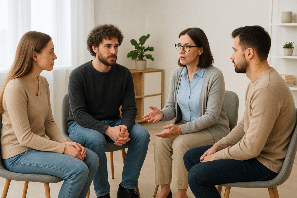 گروه درمانی در کرج | خدمات گروه درمانی حرفه‌ای